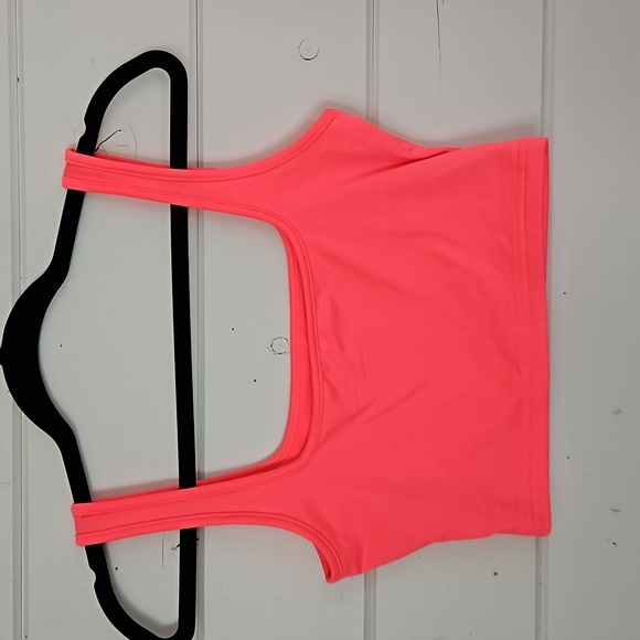 Women's neon pink crop top. Size small - Picture 2 of 2